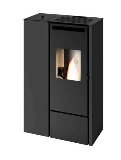 Pelletofen raumluftunabhängig schlank kanalisierbar - PUNTO FUOCO Olivia Can 9,9 kW