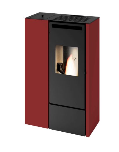 Pelletofen raumluftunabhängig schlank kanalisierbar - PUNTO FUOCO Olivia Can 9,9 kW