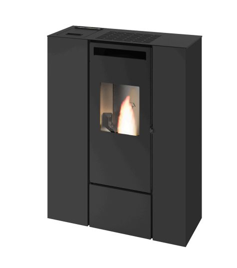 Pelletofen raumluftunabhängig schlank kanalisierbar - PUNTO FUOCO Olivia Can Up 9,9 kW