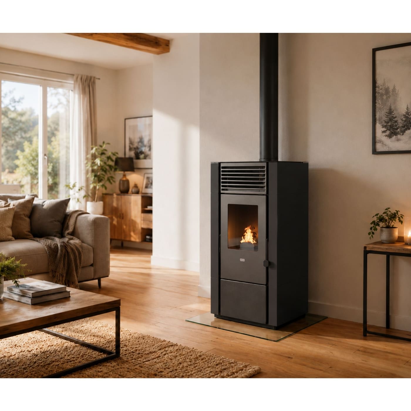 Pelletofen - PUNTO FUOCO Poly 8 kW
