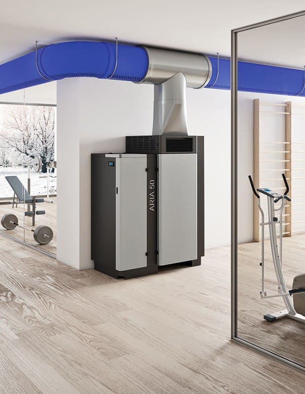 Pelletkessel mit Gebläse - EVA CALOR Aria 50 kW