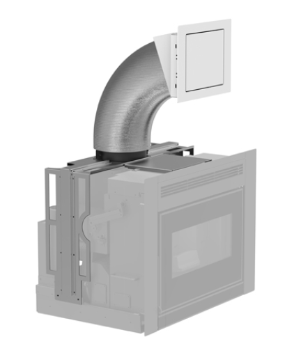 Obere Ladeöffnung für Einsatz Comfort Idro L80 - EXTRAFLAME