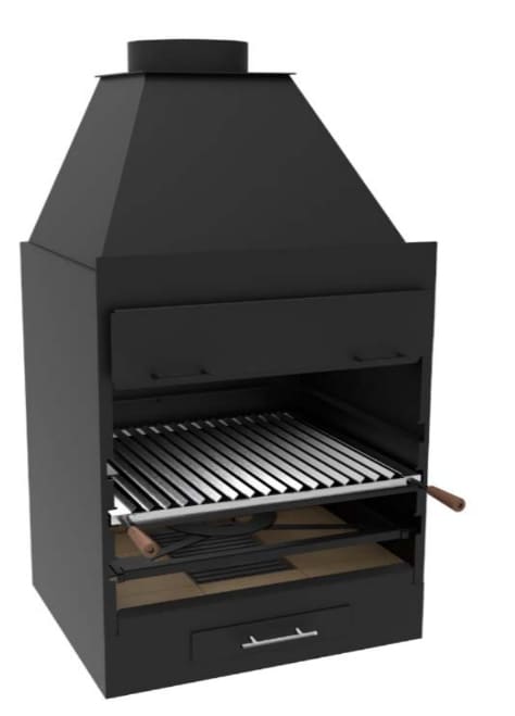 Holzkohle-/Holzgrill - FM CALEFACCION - BF-60