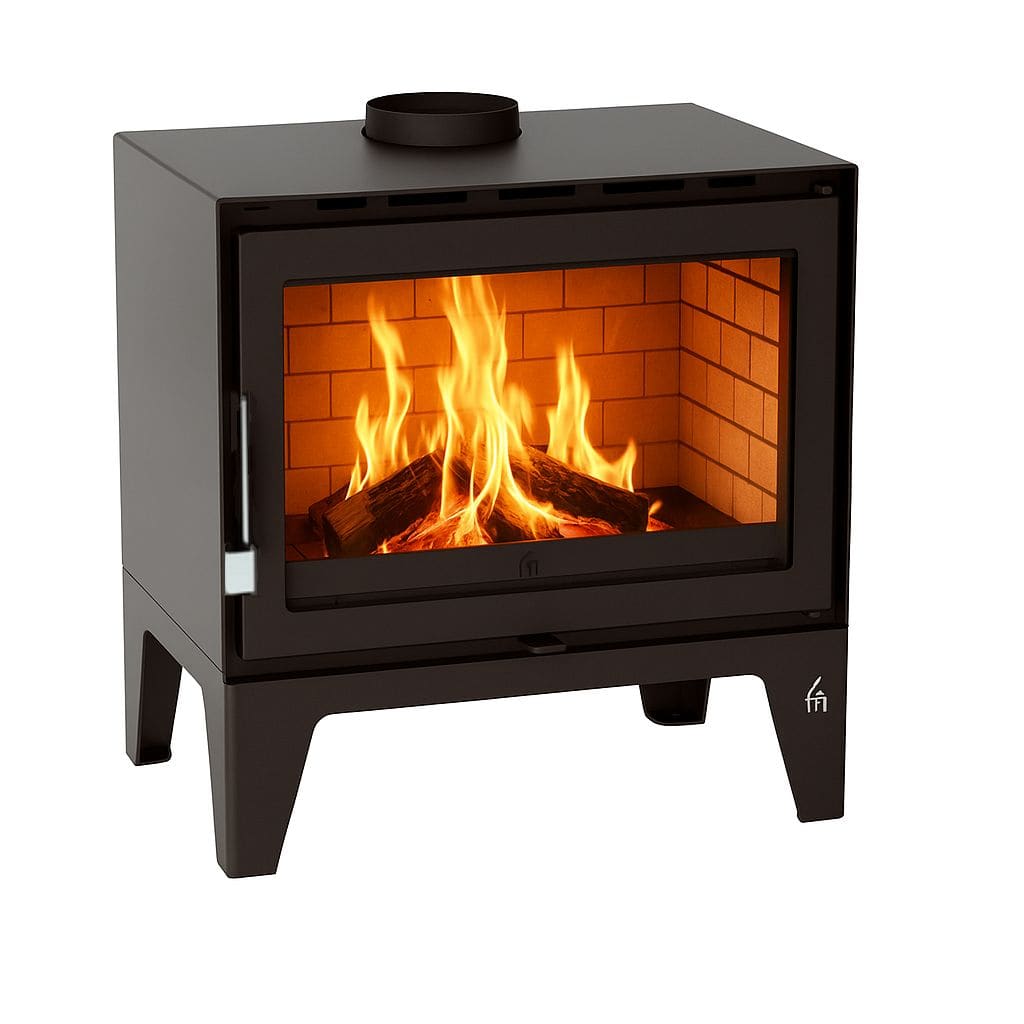 Holzofaus Gusseisen Stahl - FIREMATIC Boone 12.6 kW