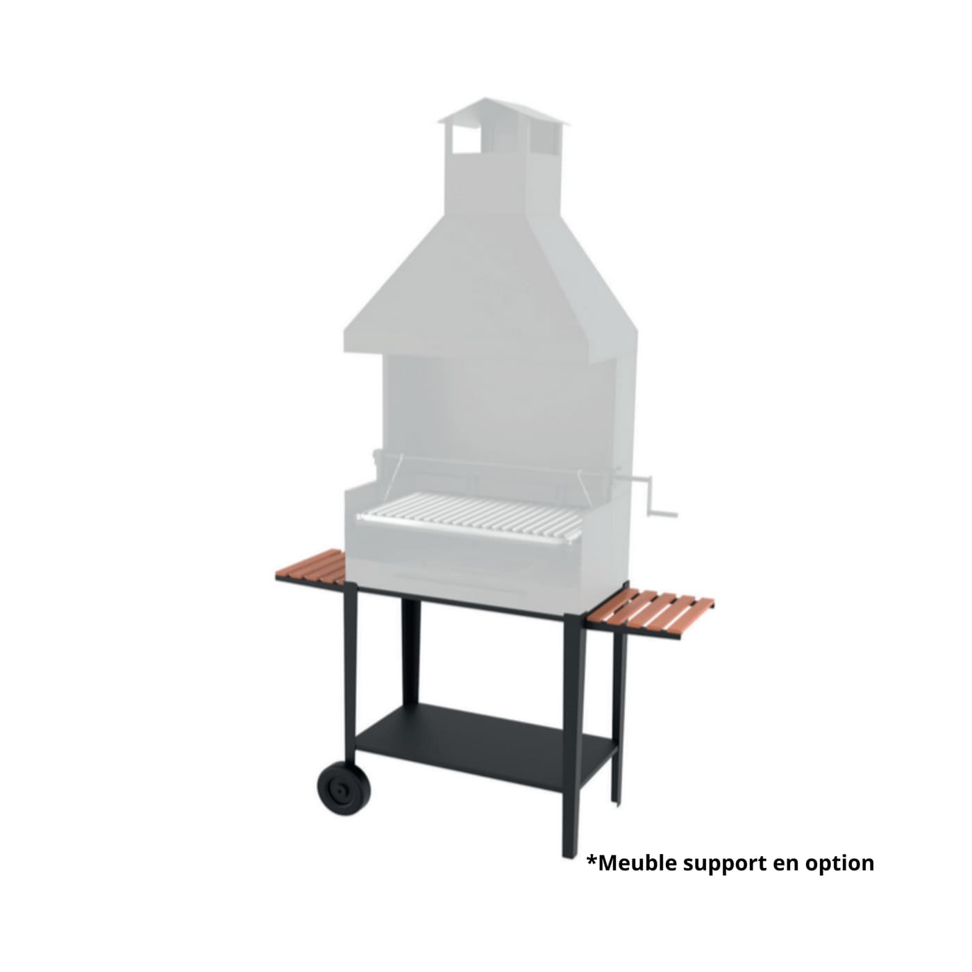 Barbecue bois/charbon - FM CALEFACCION - BV-100