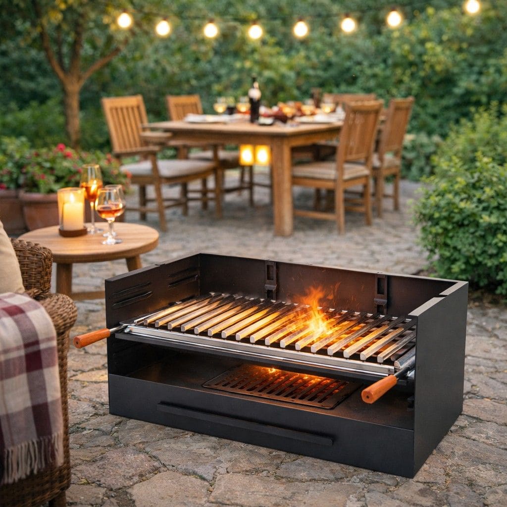 Barbecue bois/charbon - FM CALEFACCION - BV-60