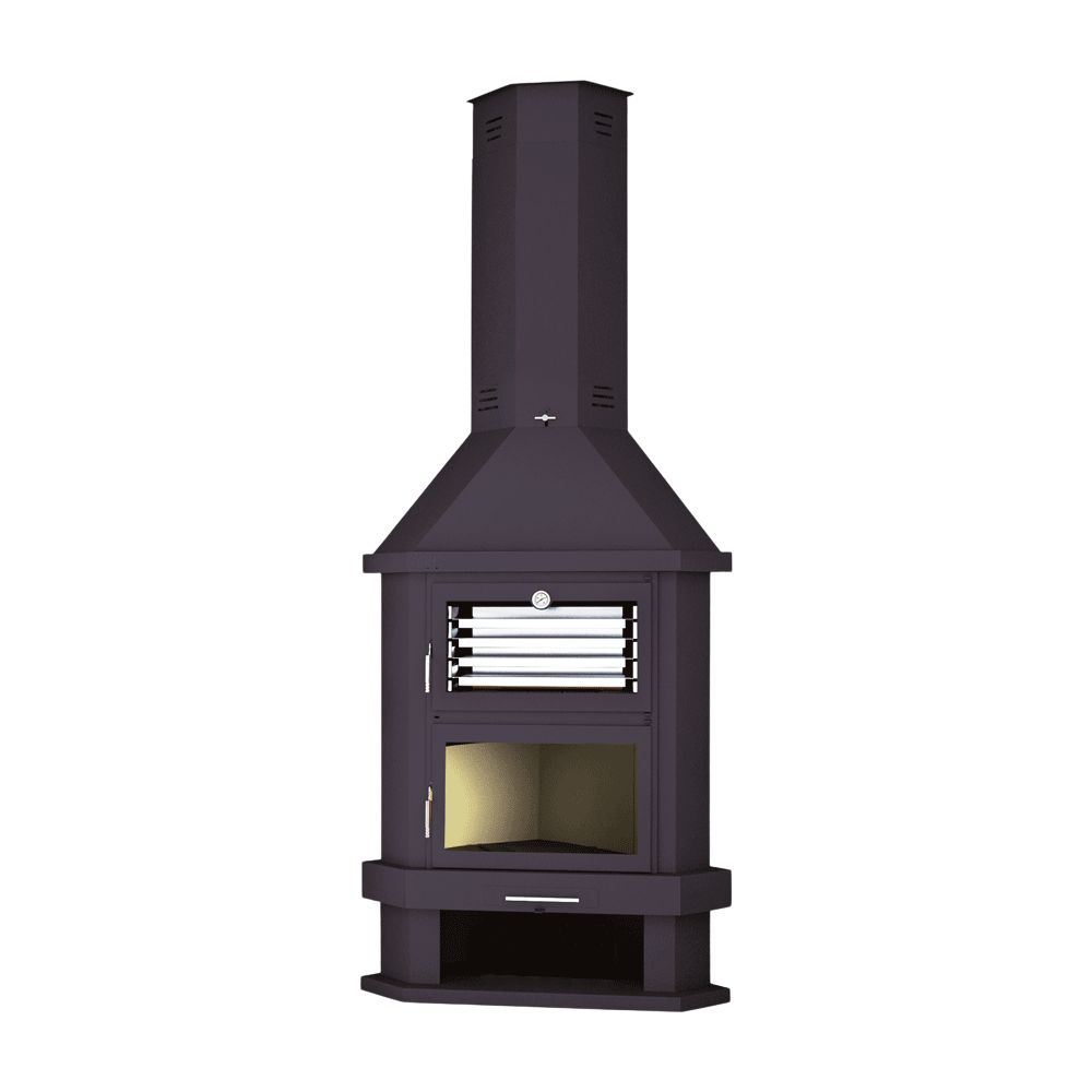Holzofen Eckkamin mit Backfach - FIREMATIC Houston 13.8 kW