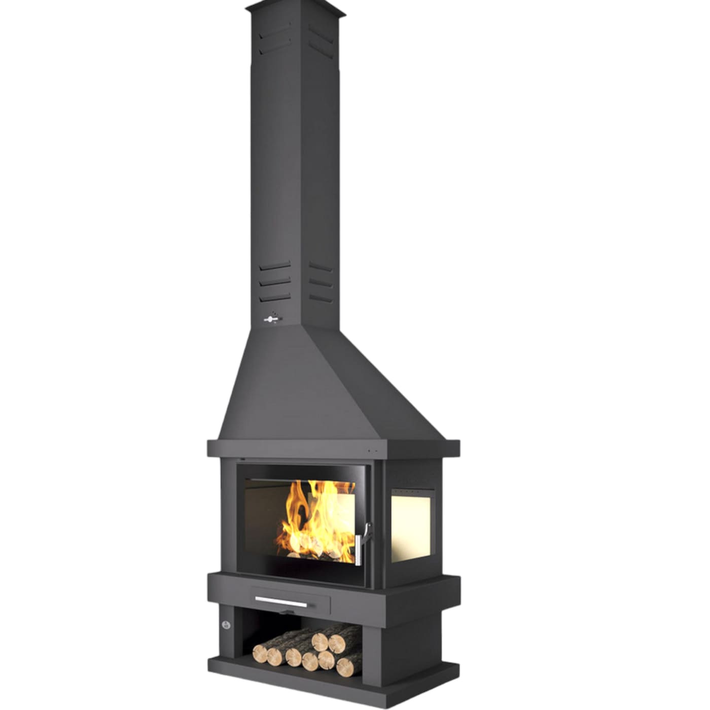 Holzkamin Eck - FIREMATIC Alabama 10.9 kW
