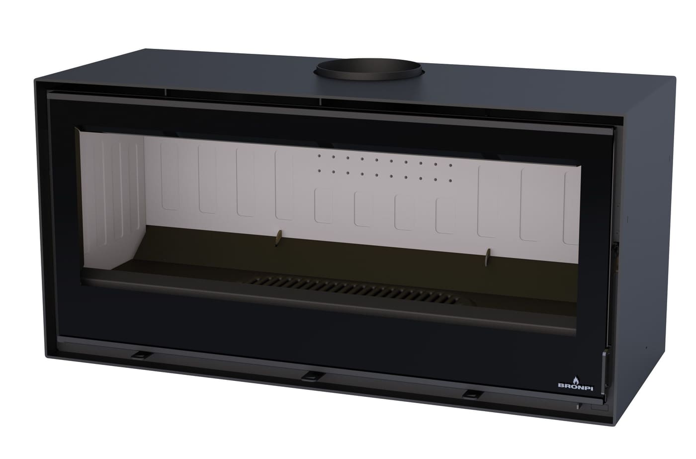 Holzofen moderne mit range Scheitholz - BRONPI Cairo 110 Box 15 kW
