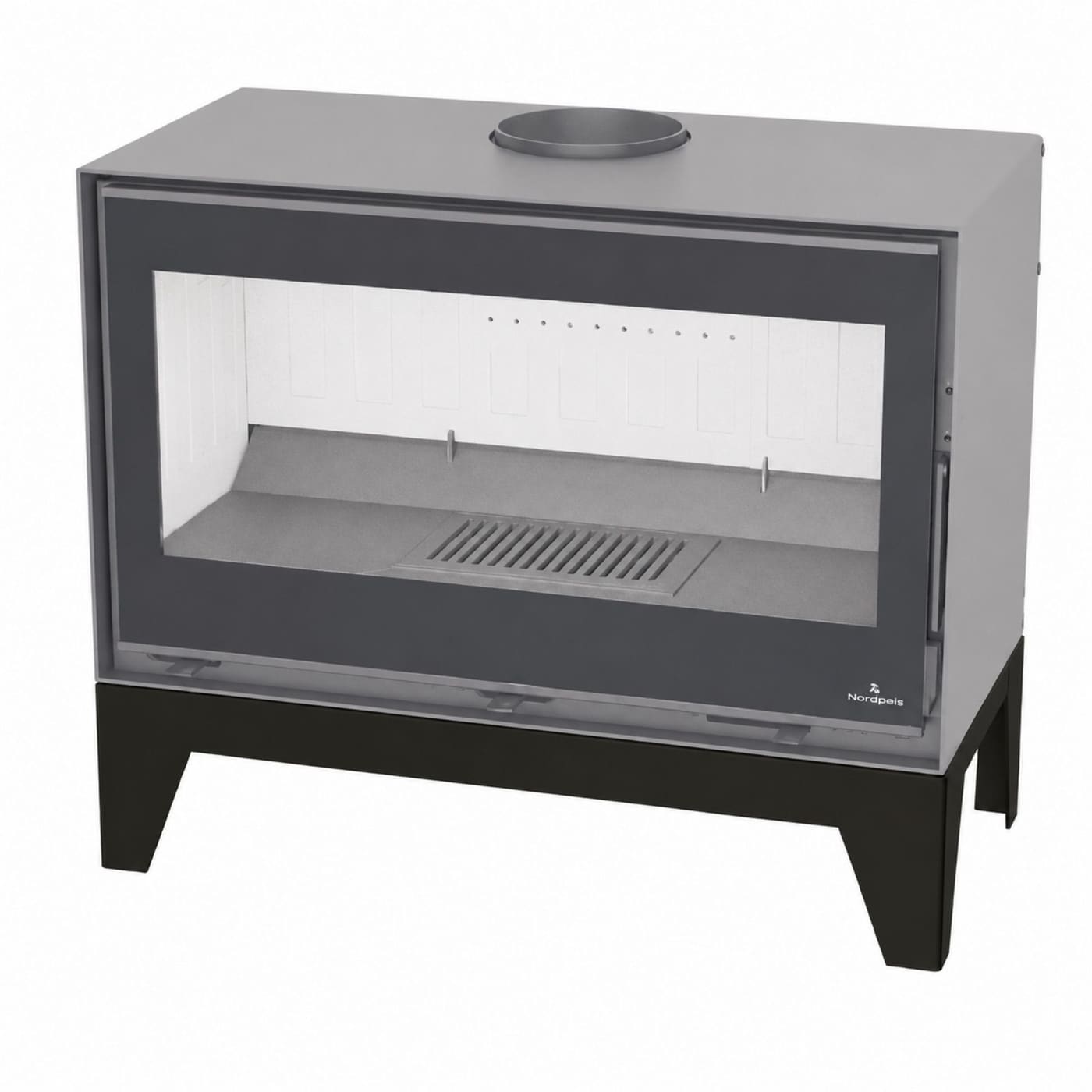 Holzofen 2 vitres mit range Scheitholz - BRONPI Cairo 90-D Box 13 kW