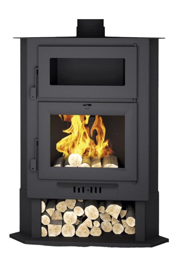 Holzofen Eck mit Backfach - FIREMATIC Memphis 11.2 kW