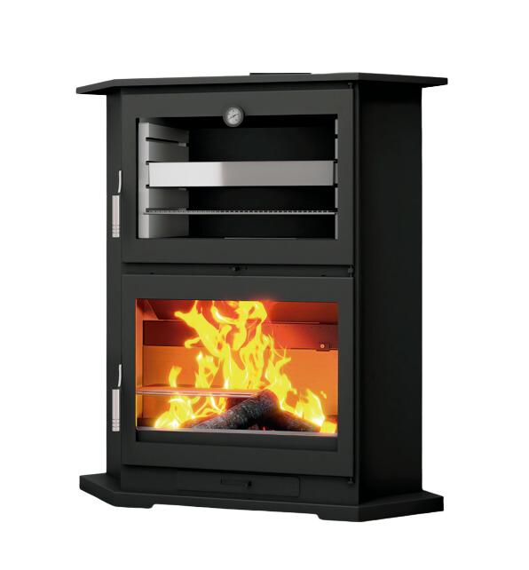 Holzofen Eck mit Backfach - FIREMATIC Tucson 10.9 kW