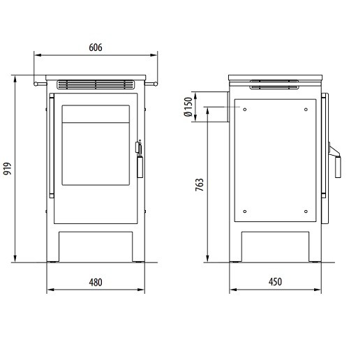 Holzofen Wodtke Cookie 7 kW
