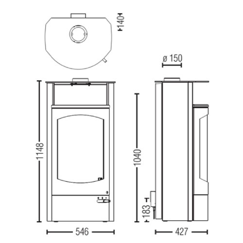 Holzofen Austroflamm Koko 2.0 | 6 kW