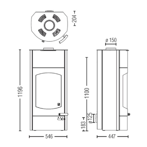 Holzofen Austroflamm Koko Xtra 2.0 | 6 kW