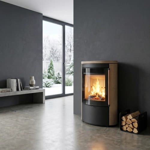 Holzofen Novaline Nero 8 kW