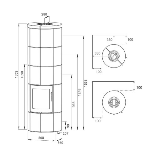 Holzofen Lotus M3 | 6 kW