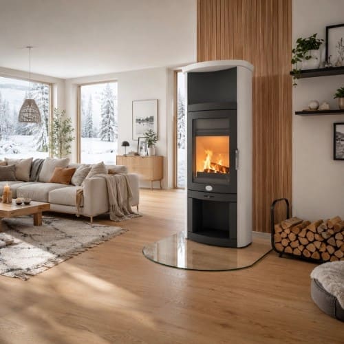 Holzofen Max Blank Rio WF Keramik 6,5 kW