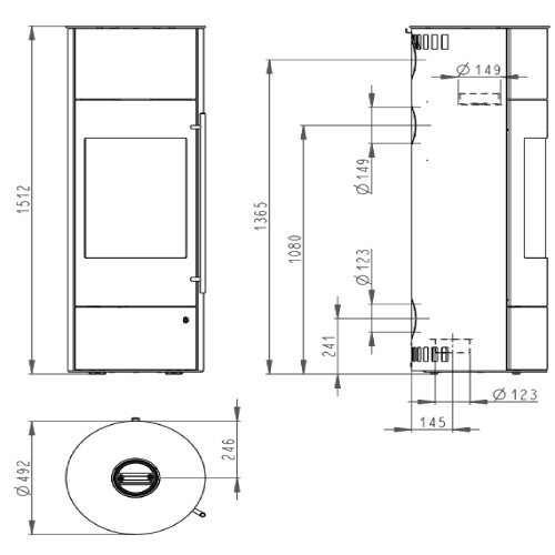 Holzofen Olsberg Muna PowerBloc! 6 kW