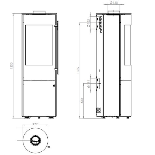 Holzofen Olsberg Alor plus 6 kW