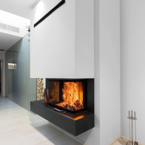 Holzeinsatz Austroflamm 64x33x51 S3 2.0 | 10 kW, Schiebetür