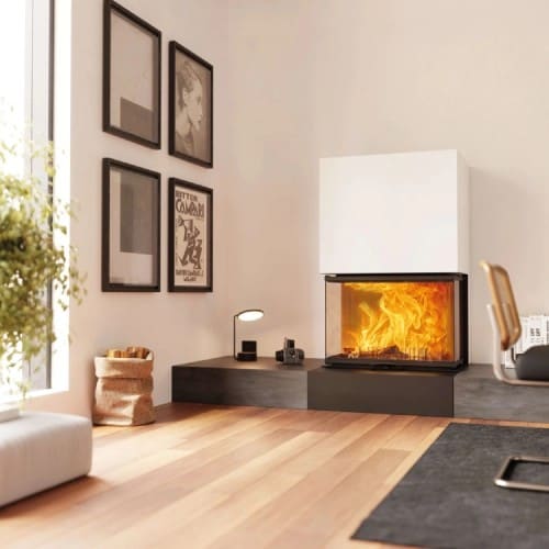 Holzeinsatz Austroflamm Vuur Drie 80 | 15 kW, Schiebetür