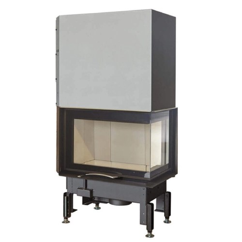 Holzeinsatz Austroflamm Eckkamin 63x40x42S 2,0 | 8 kW Schiebetür