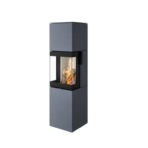 Holzofen Spartherm Trico S steel 6 kW