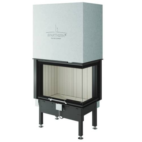 Holzeinsatz Spartherm Varia 2R-68h 9,6 kW Eckkamin, Schiebetür