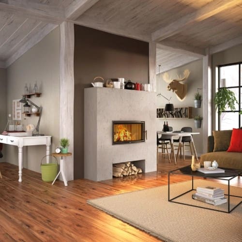 Holzeinsatz Spartherm Varia AS 7 kW raumluftunabhängig Drehtür