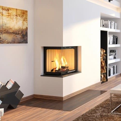 Holzeinsatz Spartherm Varia 2L-55h 7 kW raumluftunabhängig Schiebetür