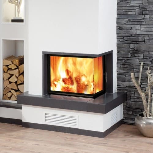 Holzeinsatz Spartherm Varia 2R-55h 7 kW raumluftunabhängig Schiebetür