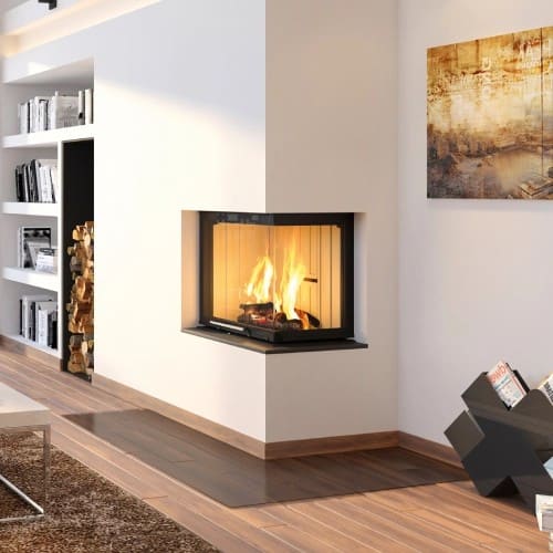 Holzeinsatz Spartherm Varia 2R-55h 7 kW raumluftunabhängig Schiebetür
