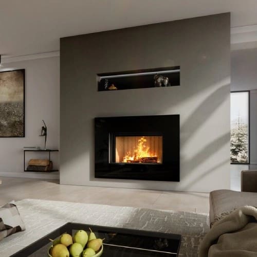 Holzeinsatz Spartherm Premium V-1V-87h 9,5 kW Schiebetür