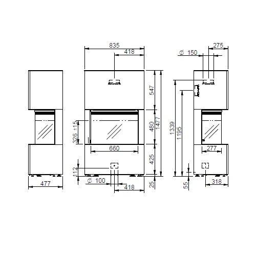 Holzofen Spartherm Opal 7,5 kW