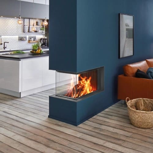 Holzeinsatz Spartherm Premium A-U-70h 11,4 kW Panorama-Kamin, Schiebetür