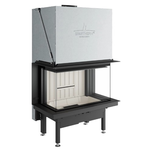 Holzeinsatz Spartherm Premium A-3RL-80h 11,4 kW Panoramakamin, Schiebetür