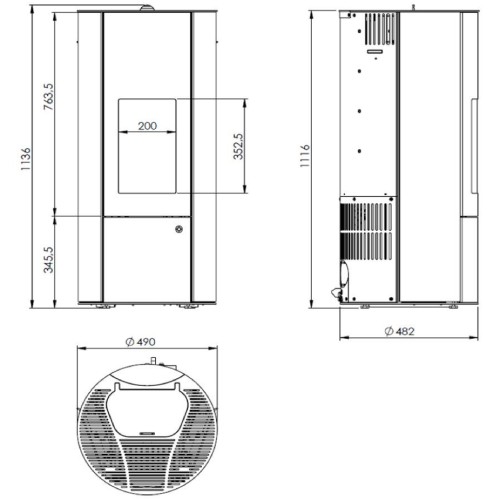 Pelletofen Olsberg Inara 3.0 | 6 kW raumluftunabhängig