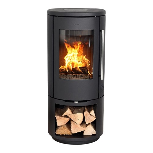 Holzofen Morsoe 7343 | 4,3 kW mit einem Fach zum Holzstapeln