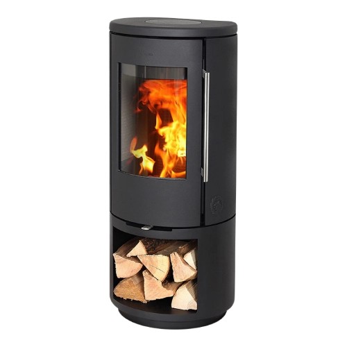 Holzofen Morsoe 7343 | 4,3 kW mit einem Fach zum Holzstapeln