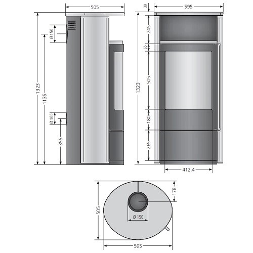 Holzofen Oranier Polar Neo 8 | 8 kW