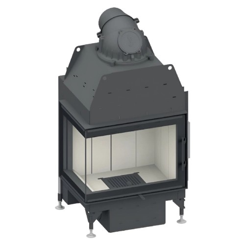 Holzeinsatz SCHMID Ekko L 67(45) s evo 9 kW Drehtür