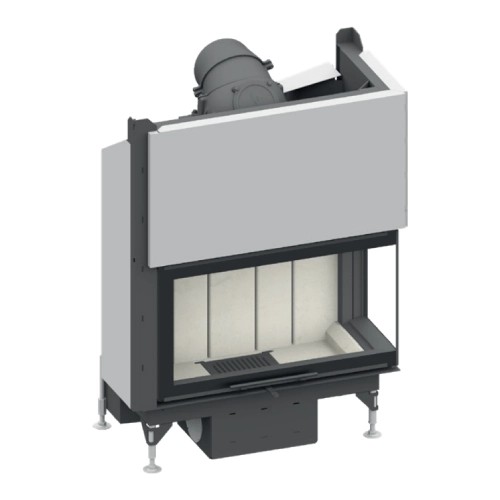 Holzeinsatz SCHMID Ekko R 84(34) h evo Schiebetür 9 kW