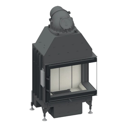 Holzeinsatz SCHMID Ekko R 67(34)51 s evo 7 kW Drehtür