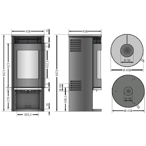 Holzofen Oranier Rota Top 2.0 | 5,5 kW