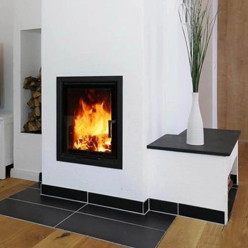 Holzeinsatz SCHMID Lina GT 45 s 7 kW Drehtür