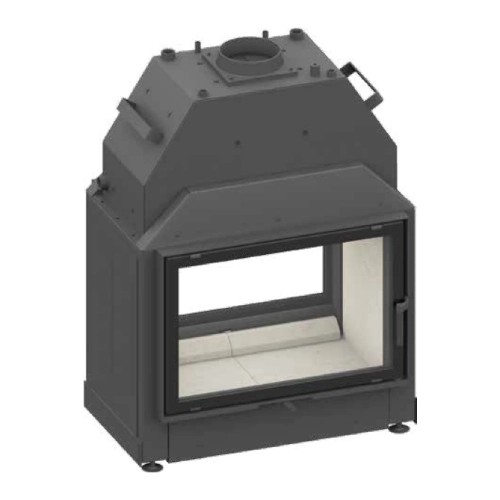Holzeinsatz SCHMID Lina W TV 73 s/s Drehtür, durchgehend 20 kW