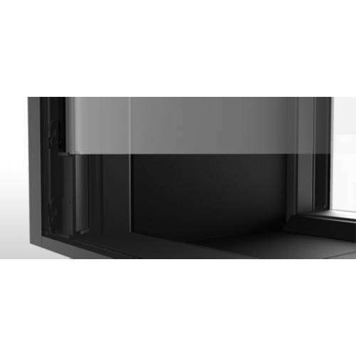 Holzeinsatz SCHMID Lina GT 7363 h Kristall+ Schiebetür 6 kW