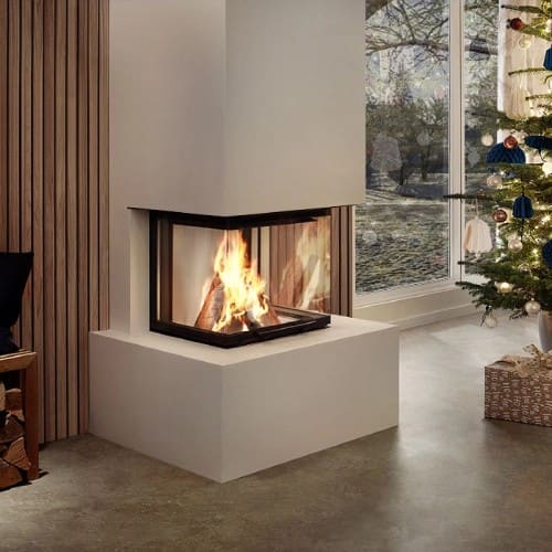 Holzeinsatz SCHMID Ekko U55(45) h 9 kW Schiebetür