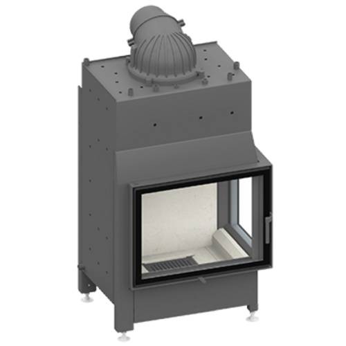 Holzeinsatz SCHMID Ekko W R 67(45)51 s 14,9 kW mit Pont, Drehtür, Hydro
